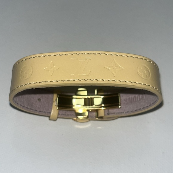 Louis Vuitton Beige Leather Bracelet - Picture 9 of 9